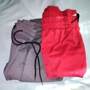 🩶♥️ NWT Mens Pair 3X Plus Size Shorts Lot Bundle Duo Drawstrings Comfort Casual